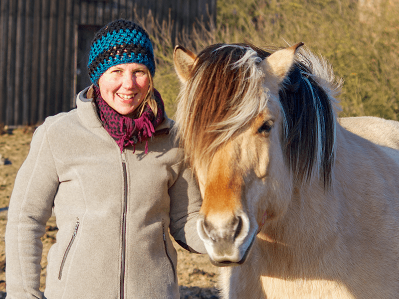Anna Stünkel mit Muck